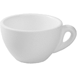 Чашка чайная «Кунстверк» фарфор; 210мл; D=9.5,H=5.3,L=11.5см; белый